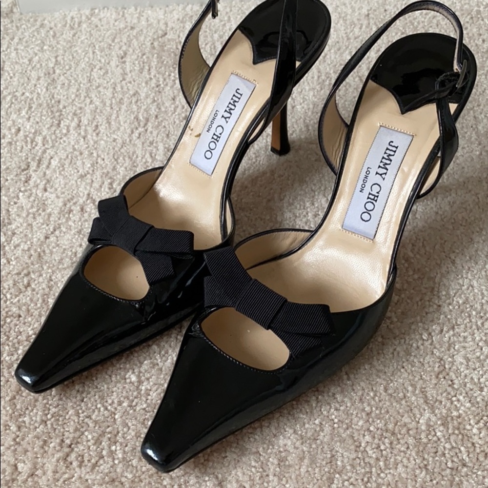 Jimmy Choo Black Low Heel